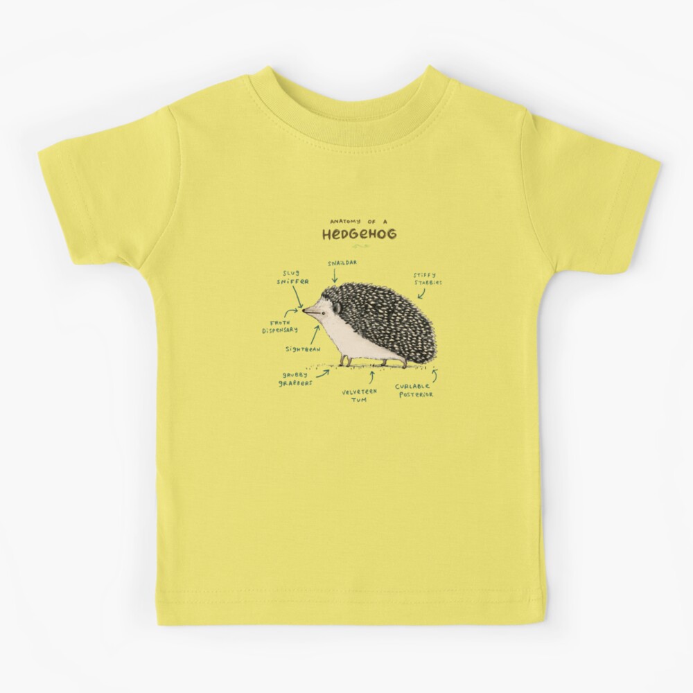 Anatomy of a Hedgehog Kids T-Shirt