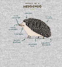 Anatomy of a Hedgehog Kids Pullover Hoodie