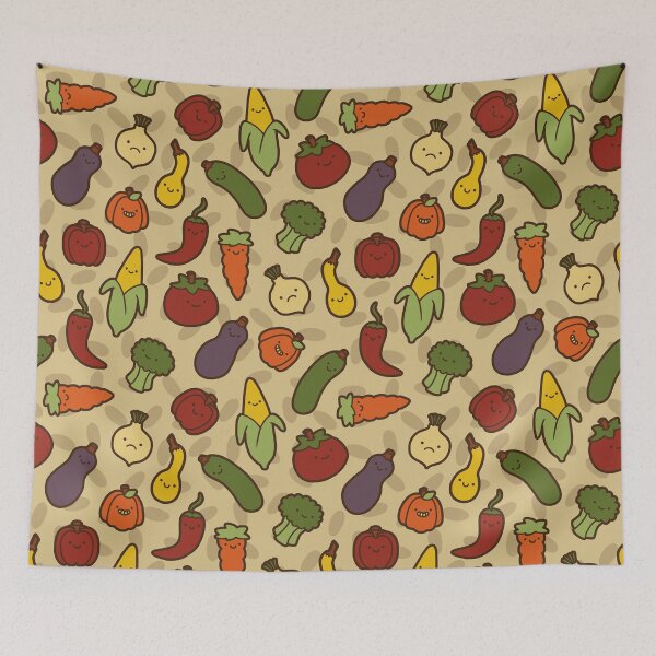 Item preview, Happy Little Vegetables (and One Sad Onion) designed and sold by maddidoodles.
