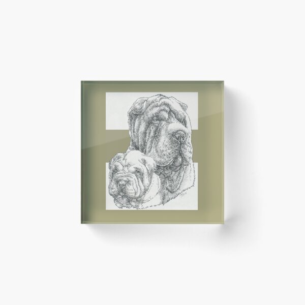 Item preview, Shar Pei Father & Son designed and sold by BarbBarcikKeith.