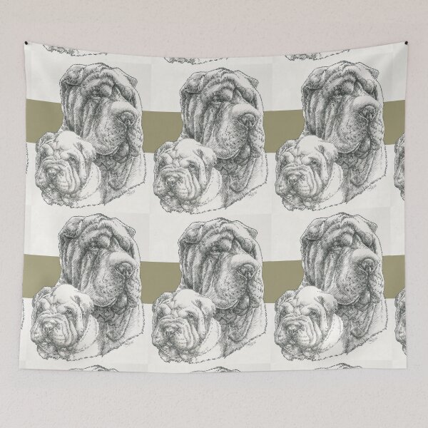 Item preview, Shar Pei Father & Son designed and sold by BarbBarcikKeith.