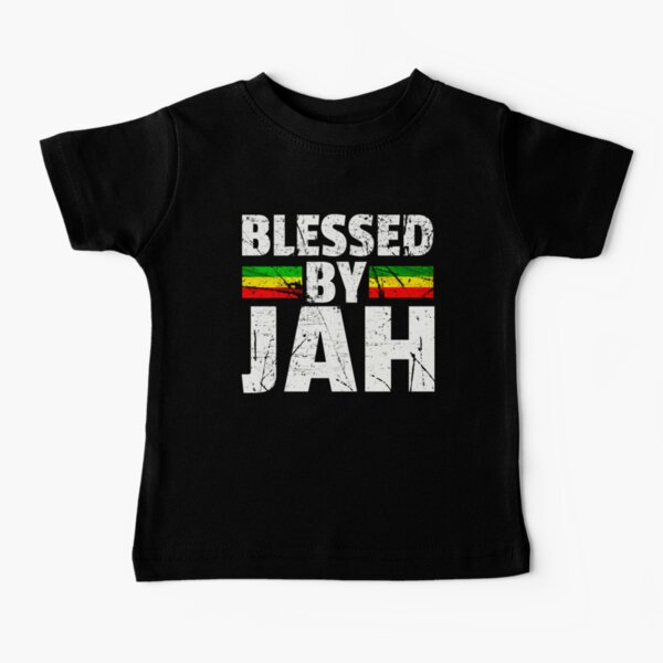 Item preview, Blessed by Jah Rasta Reggae graphic Gift Jah Bless print designed and sold by D-C-Designs.