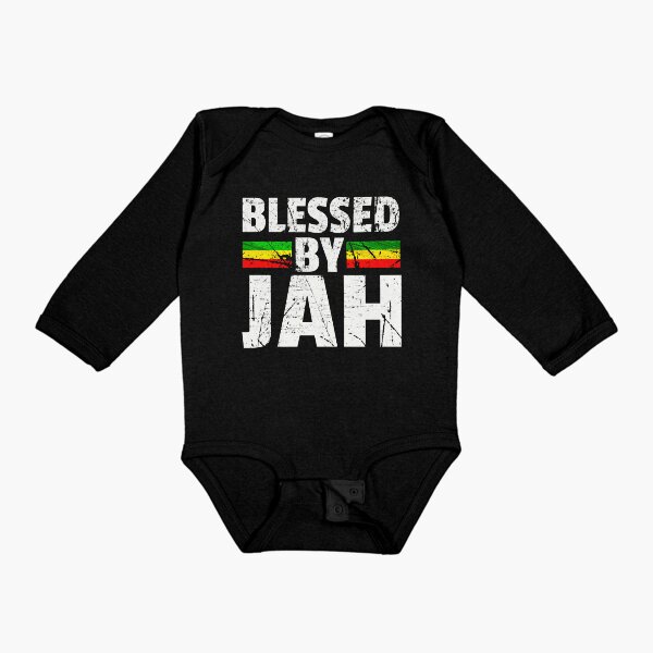 Item preview, Blessed by Jah Rasta Reggae graphic Gift Jah Bless print designed and sold by D-C-Designs.