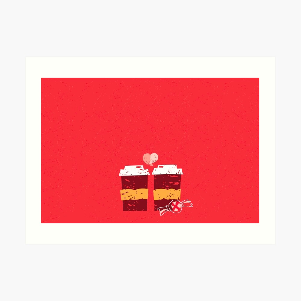 Coffee for Two Art Print