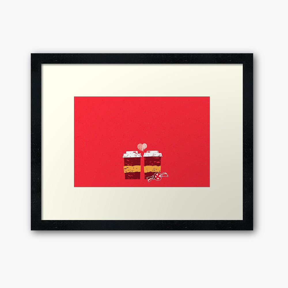 Coffee for Two Framed Art Print