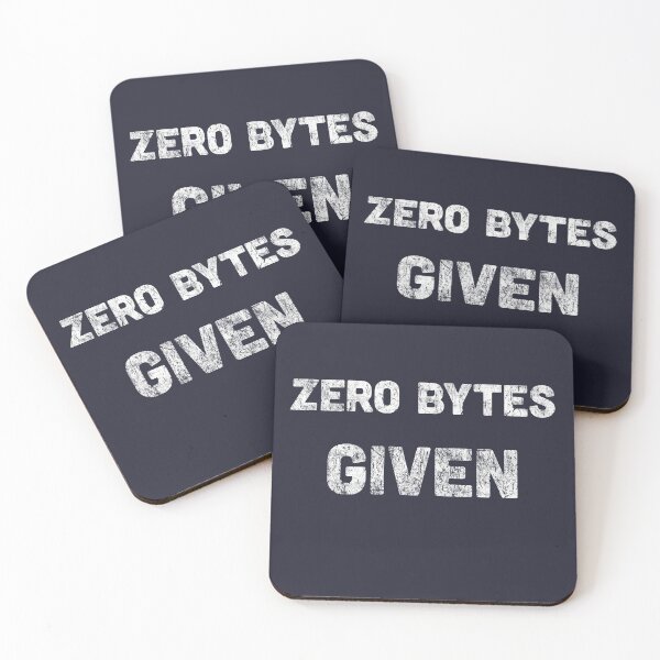 Item preview, Zero Bytes Given Programmer designed and sold by vladocar.