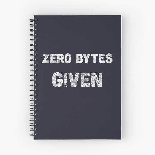 Item preview, Zero Bytes Given Programmer designed and sold by vladocar.