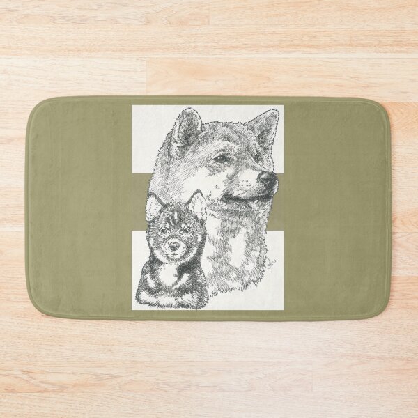 Item preview, Shiba Inu Father & Son designed and sold by BarbBarcikKeith.
