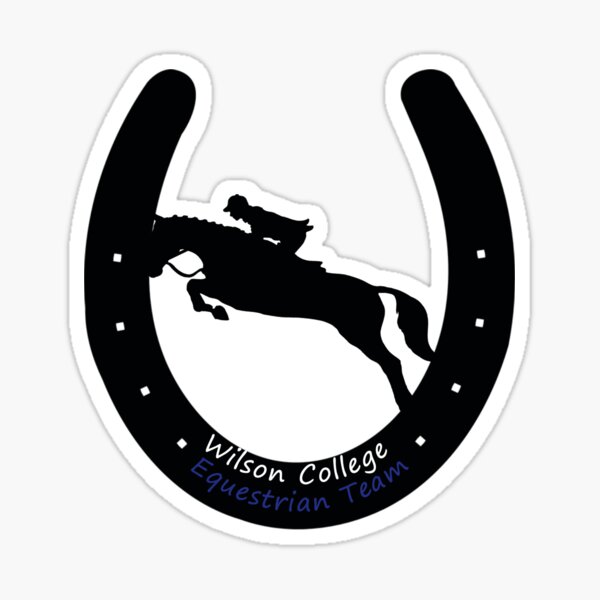 "Wilson College Equestrian Team" Sticker for Sale by piersongabby