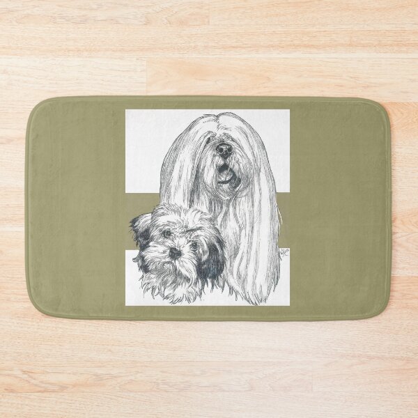 Item preview, Lhasa Apso Father & Son designed and sold by BarbBarcikKeith.