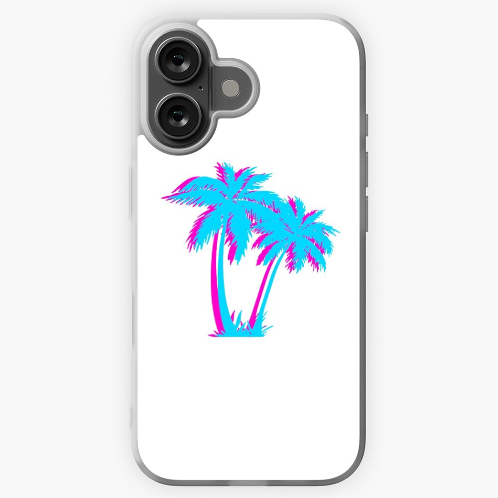 Society6 ケース Palm Tree and Blue Sky Aloha Palm Trees and Blue Sky – Sage and Rose Prints