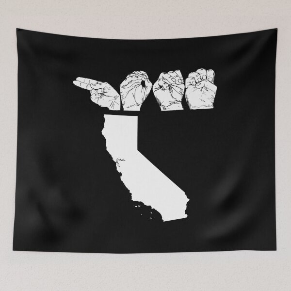 Item preview, American Sign Language, ASL Calirfornia, CA, Home design designed and sold by D-C-Designs.