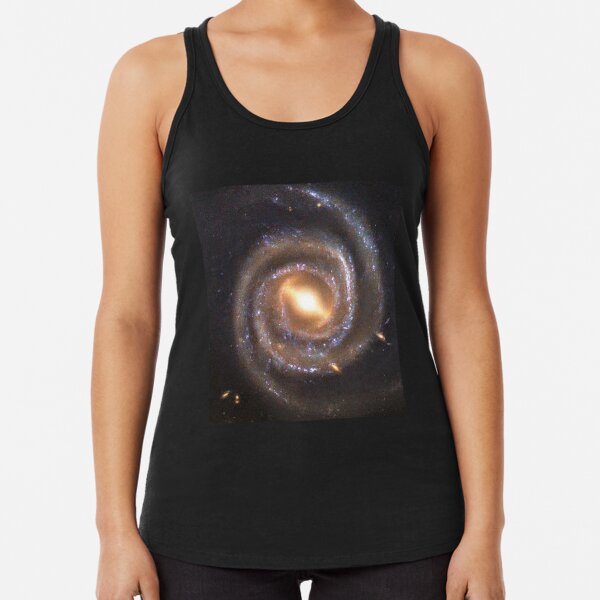 #Astronomy: #Megamaser #barred spiral #Galaxy named UGC 6093, Cosmology, AstroPhysics, Universe Racerback Tank Top