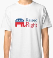 Camiseta clásica Republicano - Levantado a la derecha