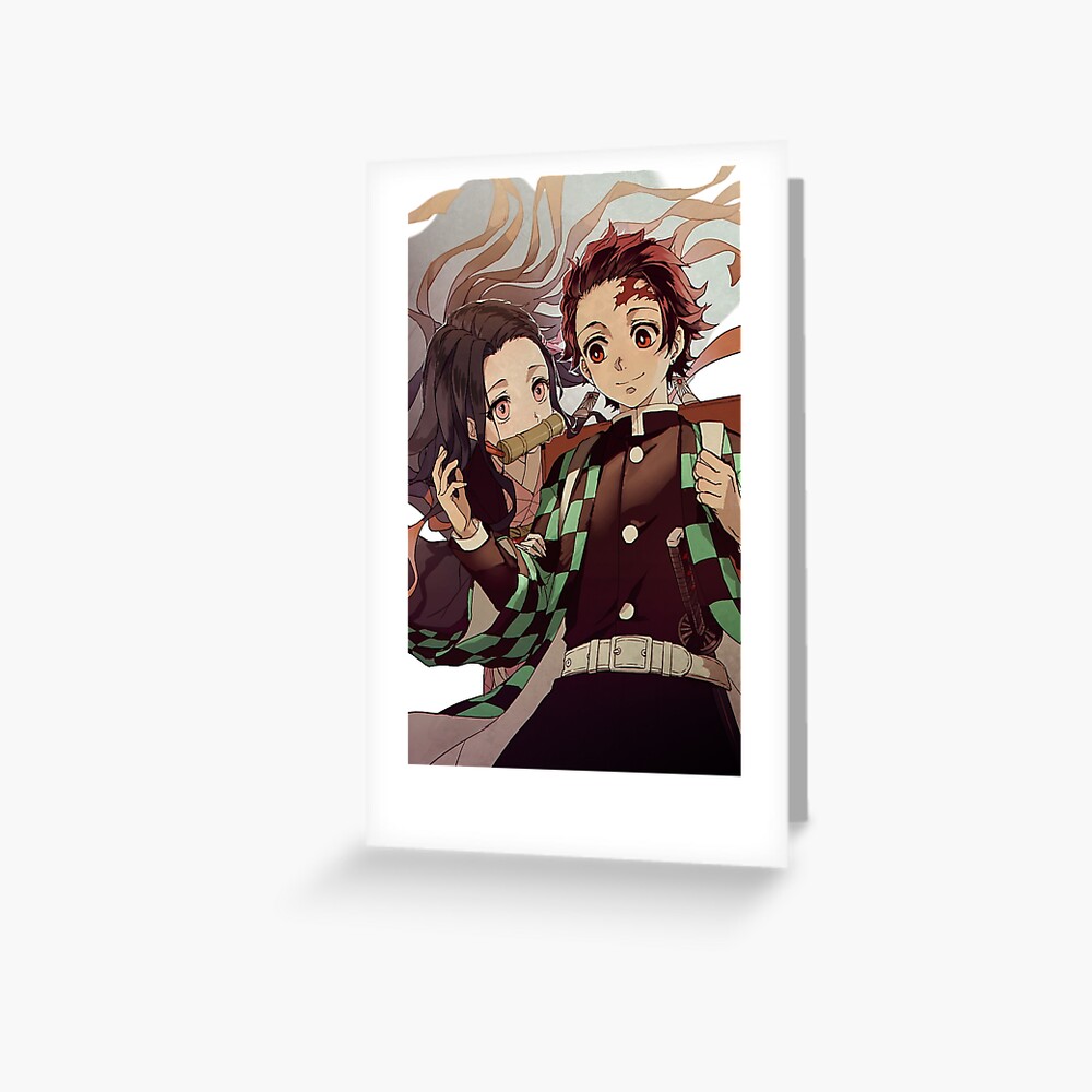 "Demon Slayer" Greeting Card by Urabe-Mikoto | Redbubble