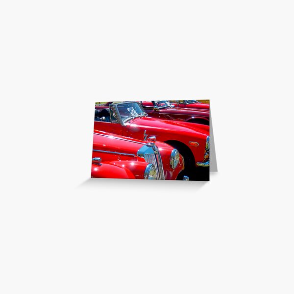 Red Hot Roadster Greeting Card