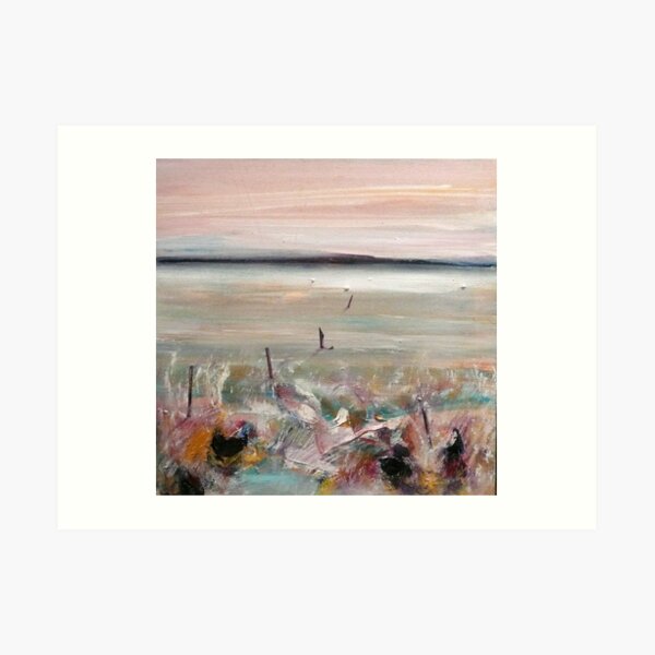 Sunset on Lake Camm 2 Art Print