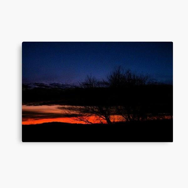 Colorful Sunset in Amery Canvas Print