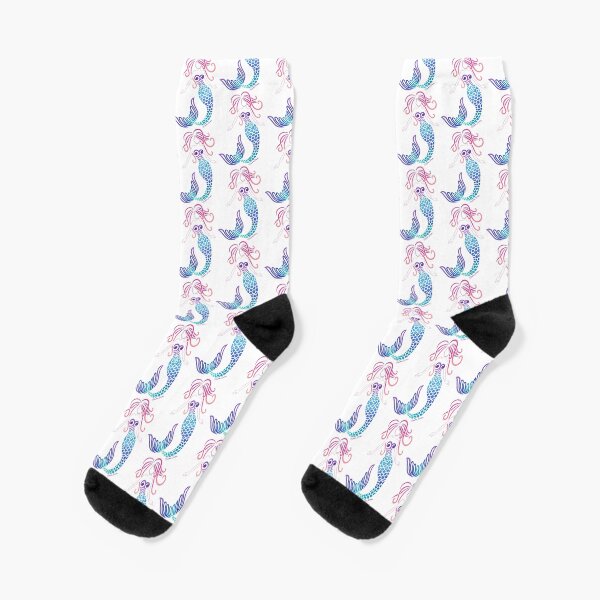 Tribal Mermaid Socks