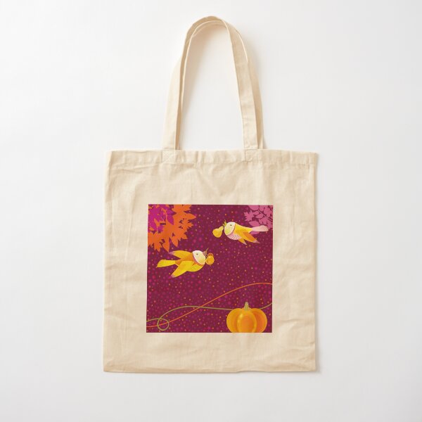 Autumn Love Cotton Tote Bag