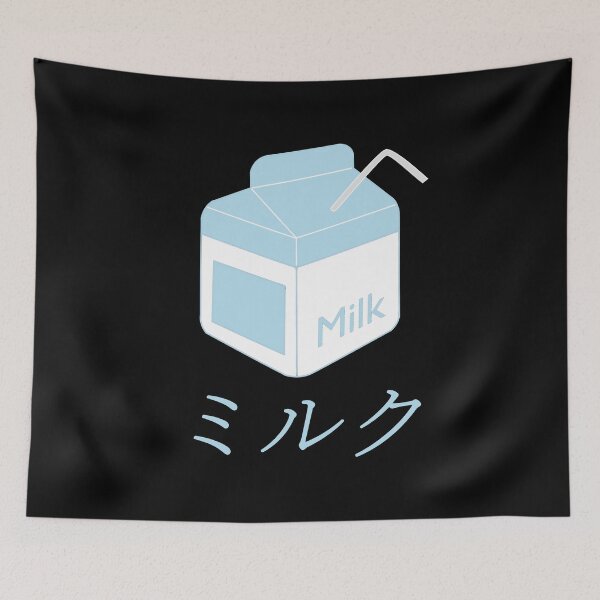 Item preview, Funny Aesthetic Milk Brick design Vaporwave Milk Carton 90s Otaku Style designed and sold by D-C-Designs.