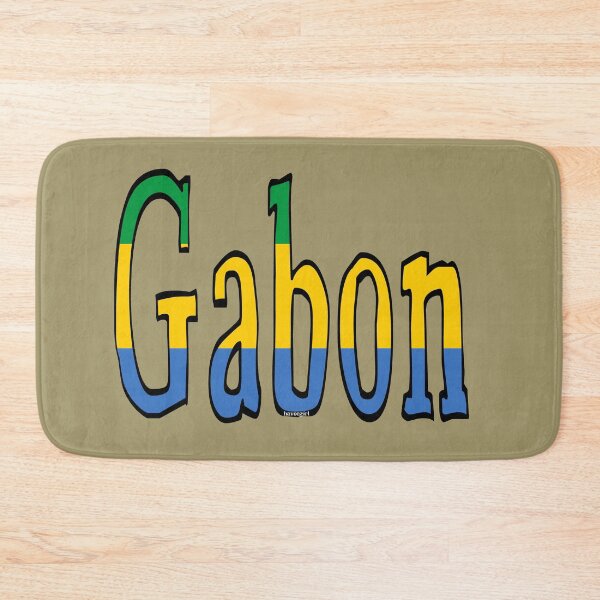 Item preview, Gabon Font with Gabonese Flag designed and sold by Havocgirl.