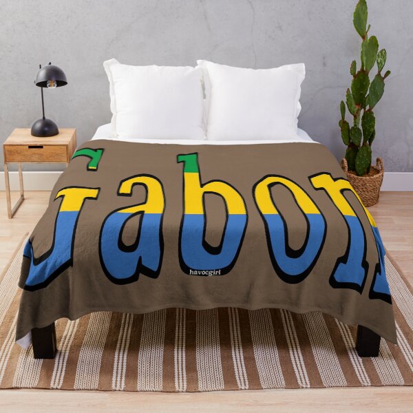 Item preview, Gabon Font with Gabonese Flag designed and sold by Havocgirl.