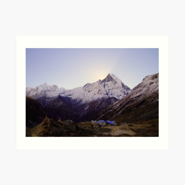 Annapurna Base Camp, Nepal. Art Print