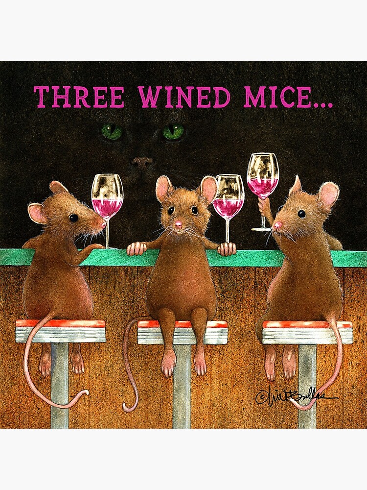 Will Bullas / coasters / three wined mice... / animals by willbullas