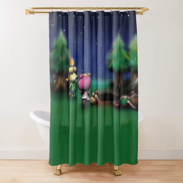 Who Killed Tom Nook? Shower Curtain