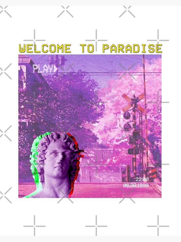 Welcome To Paradise - Lyrics | Art Board Print