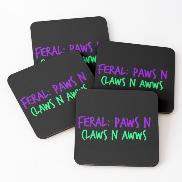 Item preview, Feral Druid Gaming Logo for T-Shirts -Claws and Paws 80s Style Marker designed and sold by CloudDance.