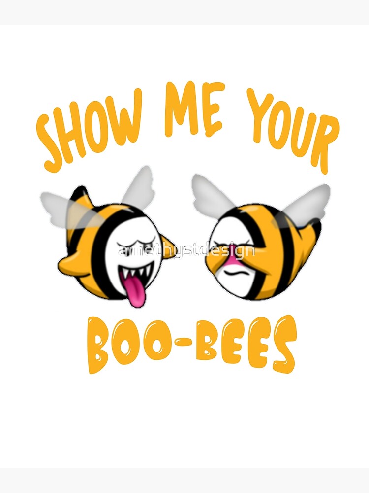 Show Me Your Boo Bees Greeting Card By Amethystdesign Redbubble