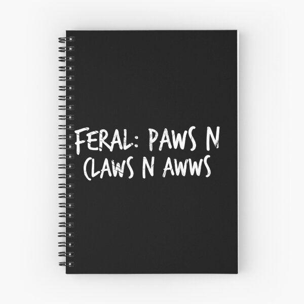 Item preview, Feral Druid Gaming Logo for T-Shirts -Claws and Paws 80s Style White Marker designed and sold by CloudDance.