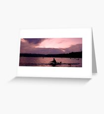 Dawn training at Mosman Greeting Card