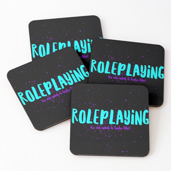 Item preview, Online RP and RPG Fun Logo for T-Shirts -Claws and Paws 80s Style Blue and Purple designed and sold by CloudDance.