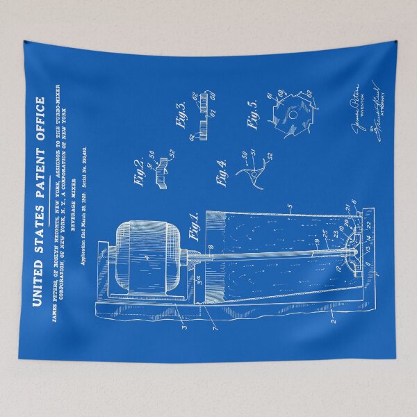 Artikelvorschau, Getränkemixer Patent - Blueprint entworfen und verkauft von FinlayMcNevin.