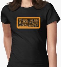 Canon Camera LCD panel Women's Fitted T-Shirt