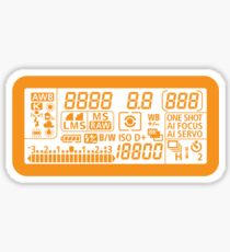 Canon Camera LCD panel Sticker