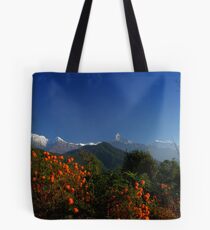 View from Potana, Nepal. Tote Bag