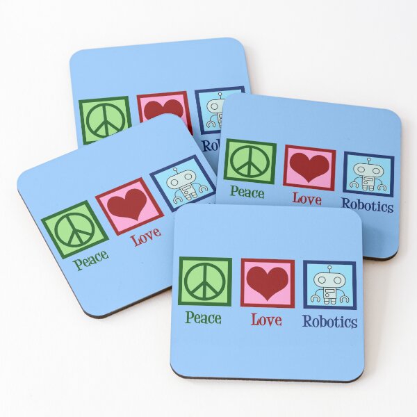 Item preview, Peace Love Robotics designed and sold by Epic Love Designs.