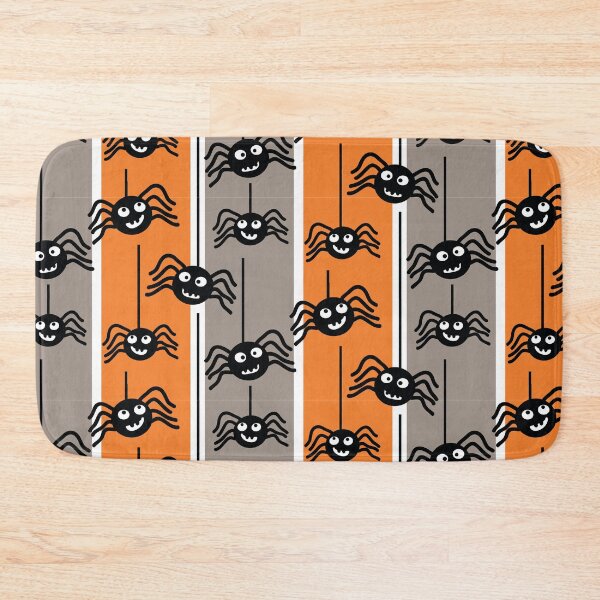 Item preview,  Halloween Spiders Dangling orange and gray designed and sold by creativinchi.