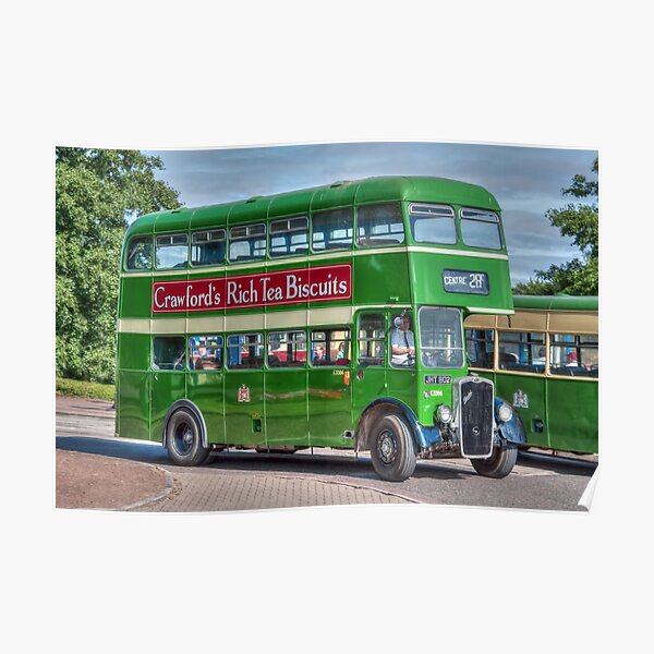 Bristol Vintage Bus Posters | Redbubble