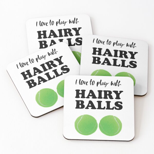 Item preview, I love to play with hairy balls - funny tennis graphic designed and sold by EvieWoj.