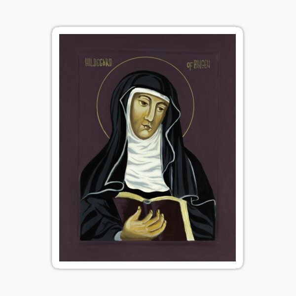 Vista previa del artículo con la obra «Hildegard de Bingen», diseñado y vendido por Peter Blackwood.