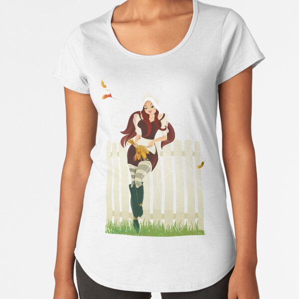 Happy Thanksgiving Day! Premium Scoop T-Shirt