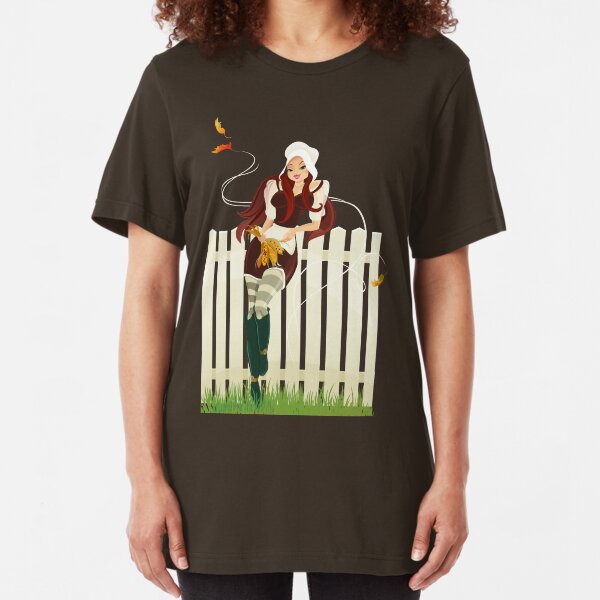 Happy Thanksgiving Day! Slim Fit T-Shirt