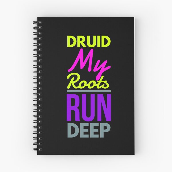 Item preview, Druid Gaming Logo for T-Shirts -My Roots Run DEEP 80s Style G/P/G/Y designed and sold by CloudDance.