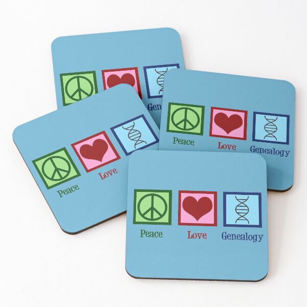 Item preview, Peace Love Genealogy designed and sold by Epic Love Designs.