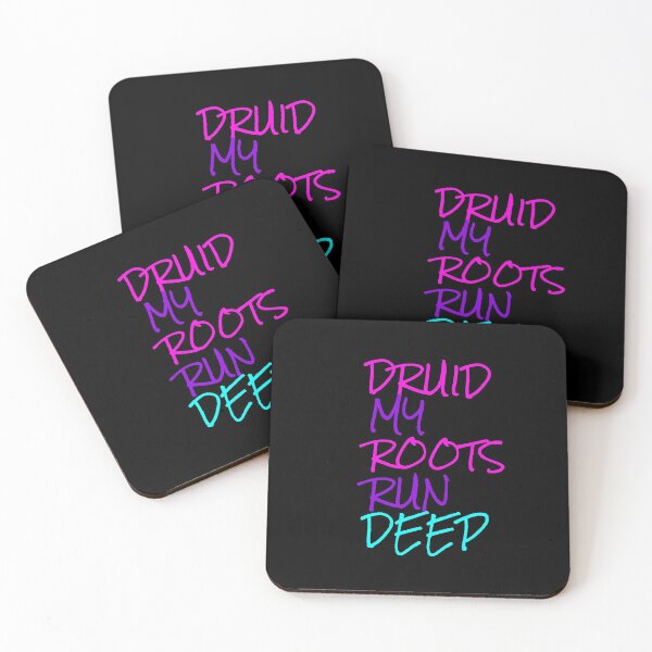 Item preview, Druid Gaming Logo for T-Shirts -My Roots Run DEEP 80s Style P/M/B designed and sold by CloudDance.